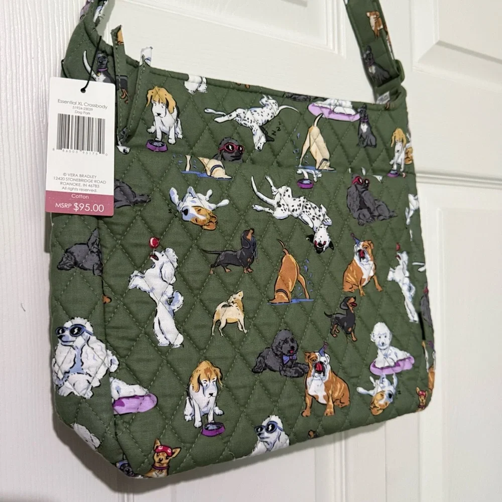 Vera Bradley Dog Park Essential XL Crossbody Hipster Bag MSRP $95 - Picture 3 of 8